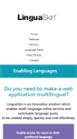 Mobile Screenshot of linguaskin.com
